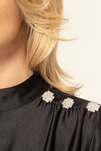 Load image into Gallery viewer, CRYSTAL-EMBELLISHED VISCOSE DRESS
