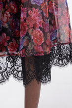 Load image into Gallery viewer, Floral-detail organza midi dress
